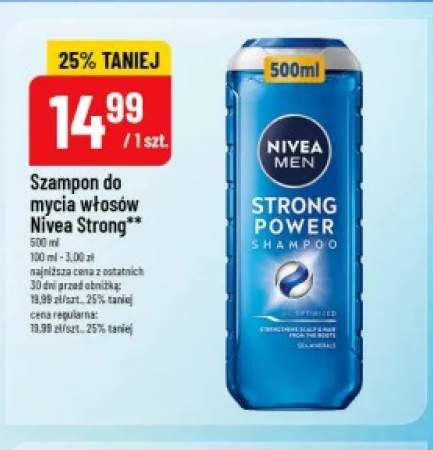 Szampon do mycia włosów Nivea Strong