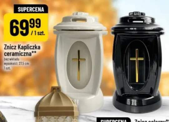 Znicz Kapliczka ceramiczna