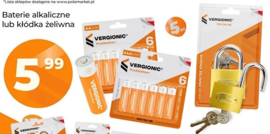 Baterie alkaliczne Vergionic +1 wariant