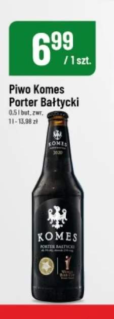 Piwo Komes Porter Bałtycki