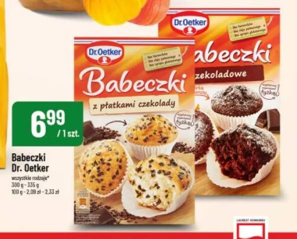 Babeczki czekoladowe Dr. Oetker +1 wariant