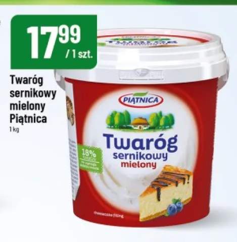Twaróg sernikowy mielony Piątnica