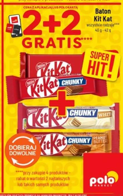 Baton Kit Kat Chunky +3 warianty