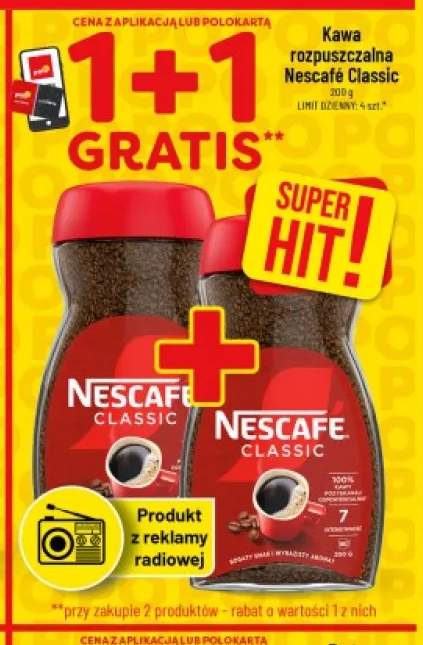Kawa rozpuszczalna Nescafé Classic