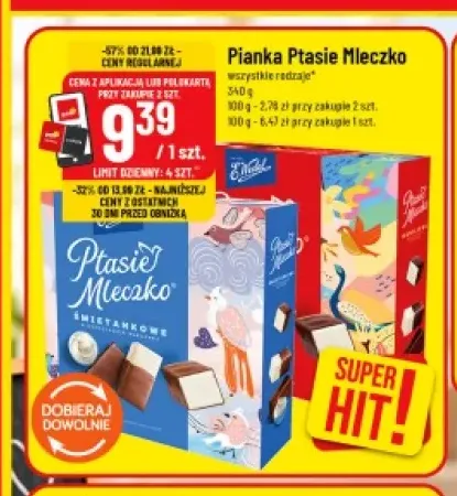 Pianka Ptasie Mleczko E.Wedel