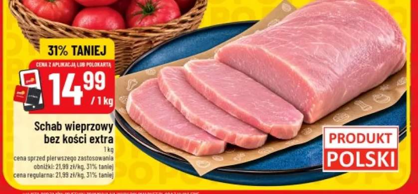 Schab wieprzowy bez kości extra