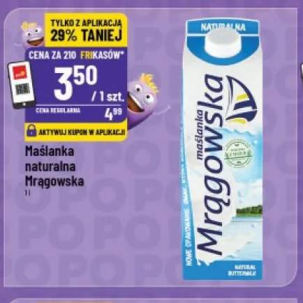 Maślanka naturalna Mrągowska