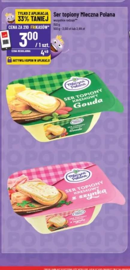 Ser topiony Mleczna Polana Gouda +1 wariant