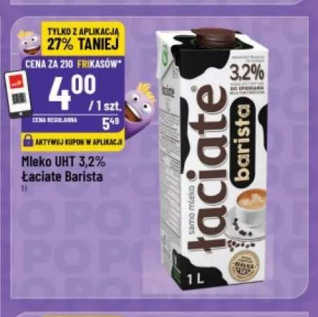 Mleko UHT Łaciate Barista 3,2%