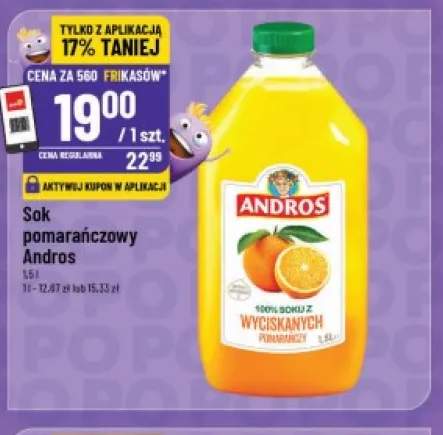 Sok pomarańczowy Andros