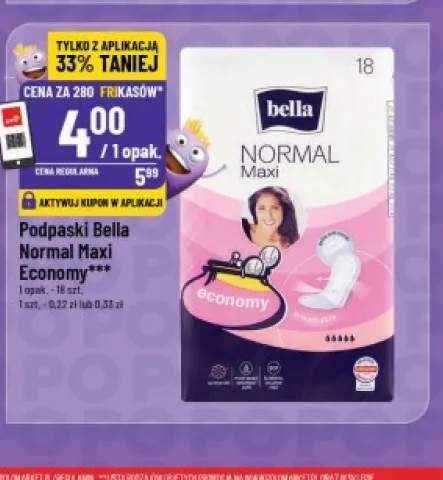 Podpaski Bella Normal Maxi Economy