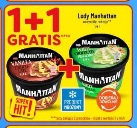 Lody Manhattan Vanilla Choco-Late +1 wariant
