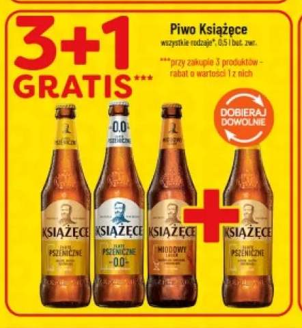 Piwo Książęce Złote Pszeniczne +2 warianty