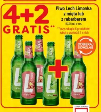 Piwo Lech Limonka z miętą +1 wariant