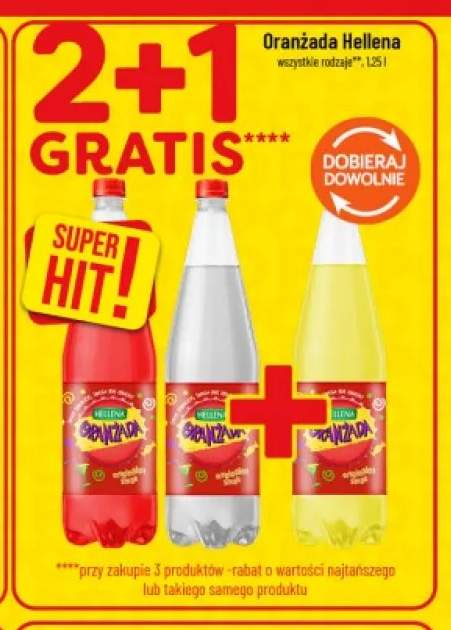 Oranżada Hellena czerwona +2 warianty