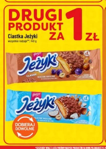 Ciastka Jeżyki Classic +1 wariant