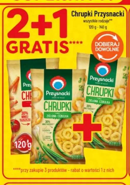 Chrupki Przysnacki o smaku ketchupu +1 wariant