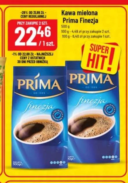 Kawa mielona Prima Finezja