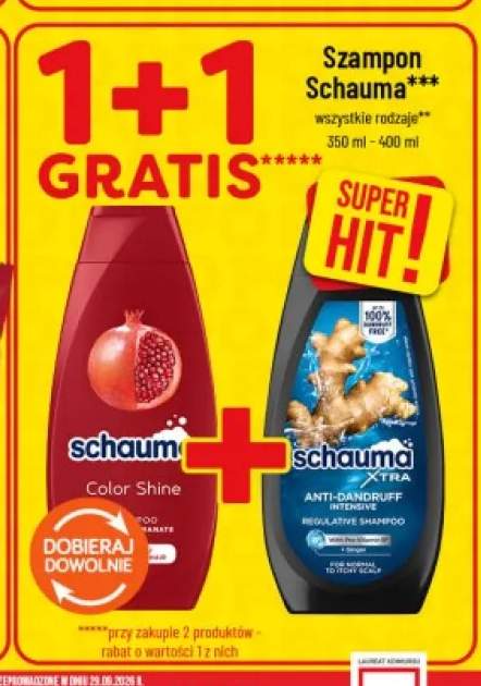 Szampon Schauma Color Shine +1 wariant