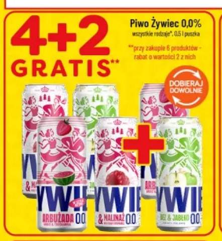 Piwo bezalkoholowe Żywiec Arbuzada +2 warianty