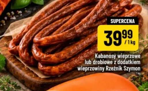 Kabanosy wieprzowe Rzeźnik Szymon +1 wariant