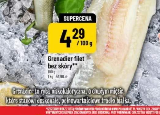 Grenadier filet bez skóry