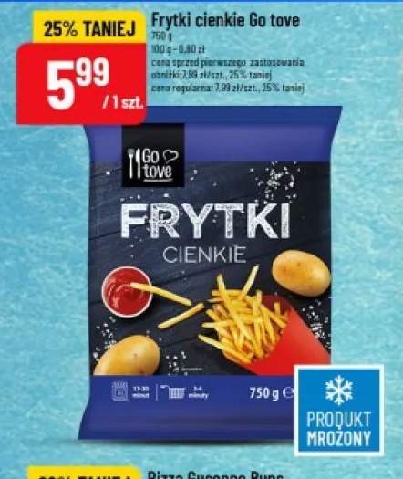 Frytki cienkie Go tove