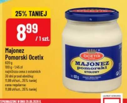 Majonez Pomorski Ocetix