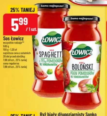 Sos spaghetti Łowicz +1 wariant