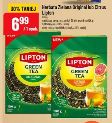 Herbata zielona Original Lipton +1 wariant