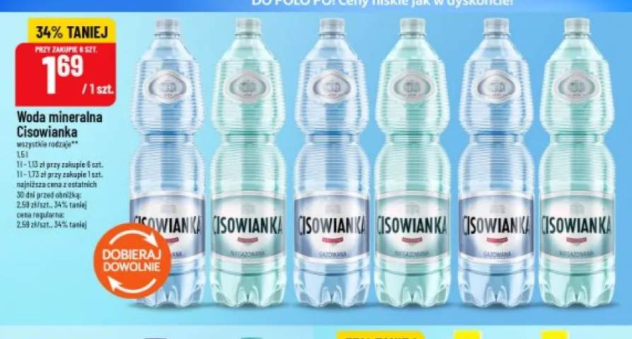 Woda mineralna Cisowianka