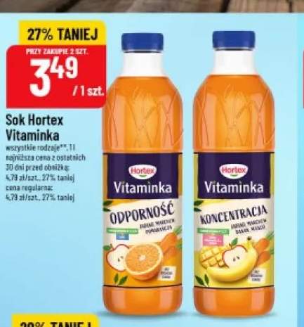 Sok Hortex Vitaminka Koncentracja +1 wariant