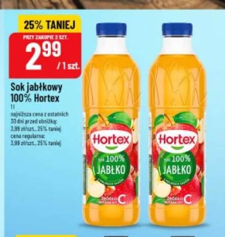 Sok jabłkowy Hortex 100%
