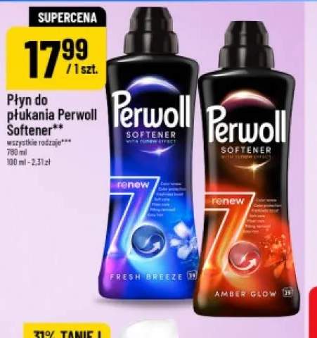 Płyn do płukania Perwoll Softener Fresh Breeze +1 wariant
