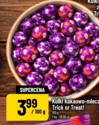 Kulki kakaowo-mleczne Trick or Treat!