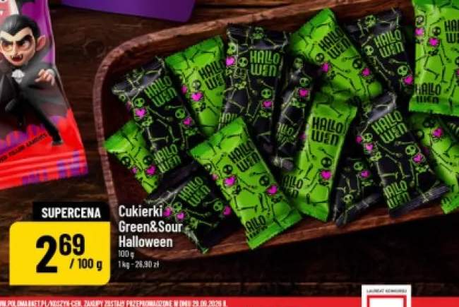 Cukierki Green & Sour Halloween