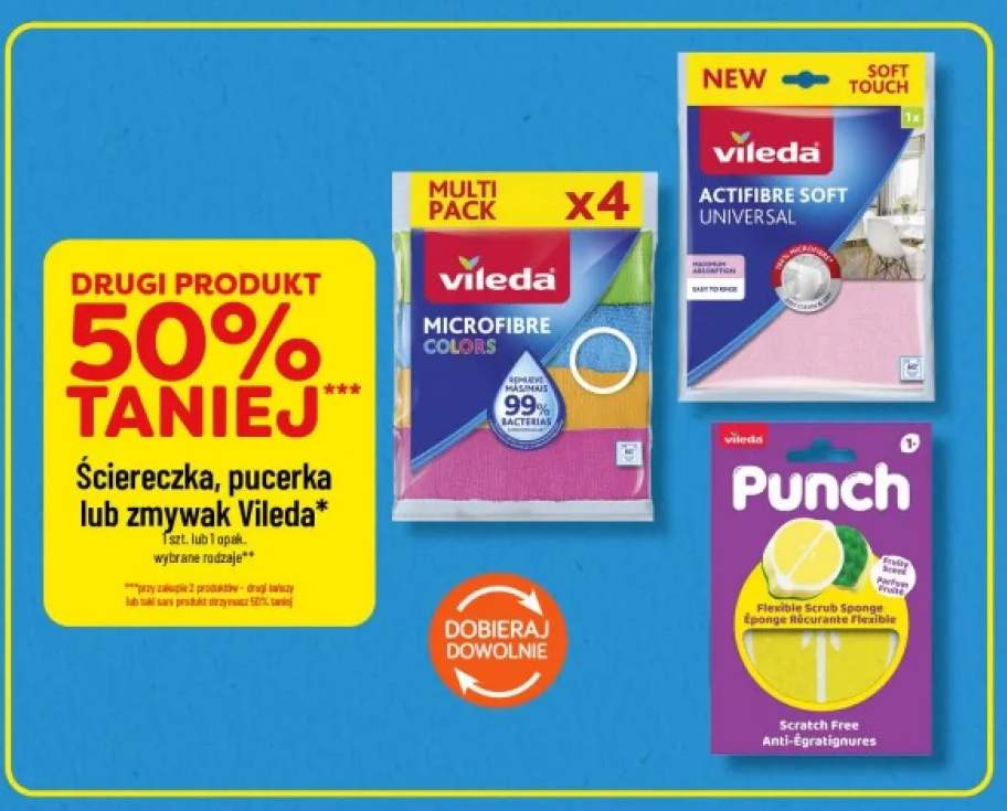Pucerka Actifibre Soft Universal Vileda +2 warianty