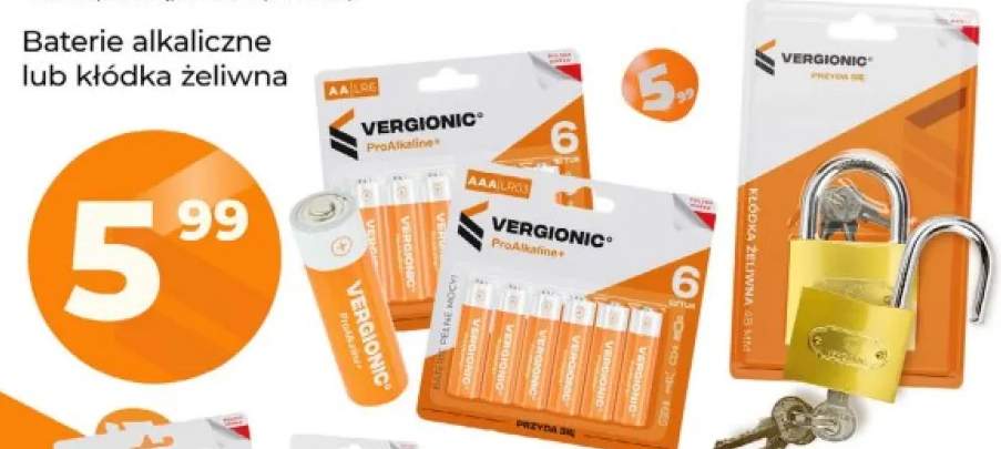 Baterie alkaliczne Vergionic +1 wariant