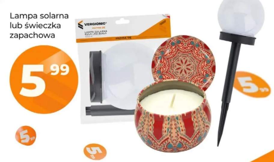 Lampa solarna Vergionic +1 wariant