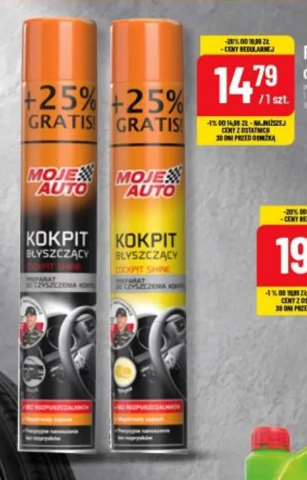 Preparat do czyszczenia kokpitu Moje Auto