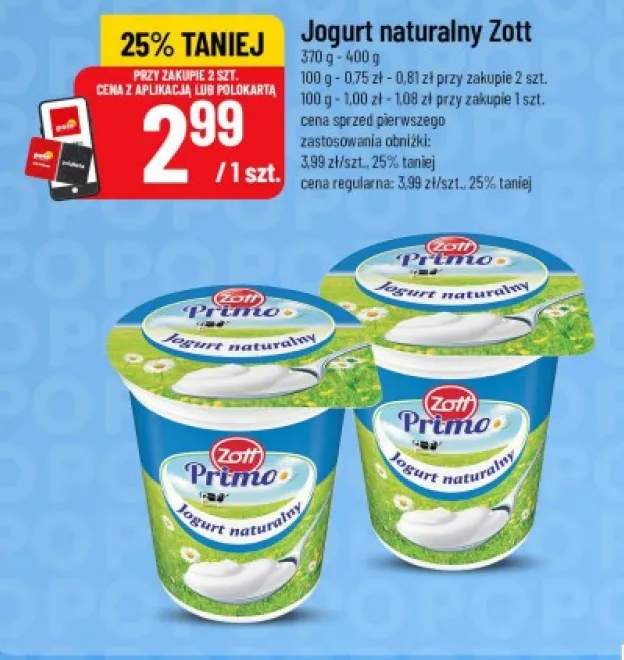 Jogurt naturalny Zott