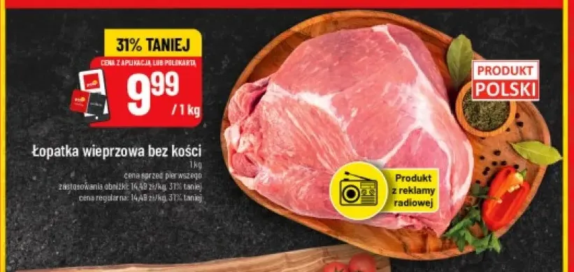 Łopatka wieprzowa bez kości