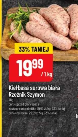 Kiełbasa surowa biała Rzeźnik Szymon
