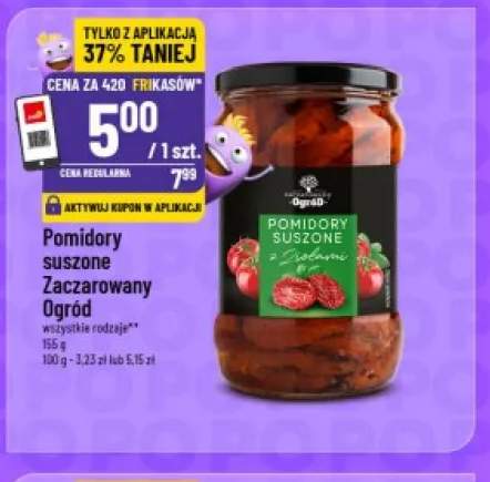 Pomidory suszone Zaczarowany Ogród