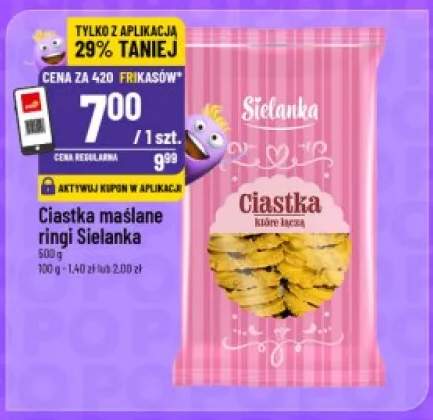 Ciastka maślane ringi Sielanka