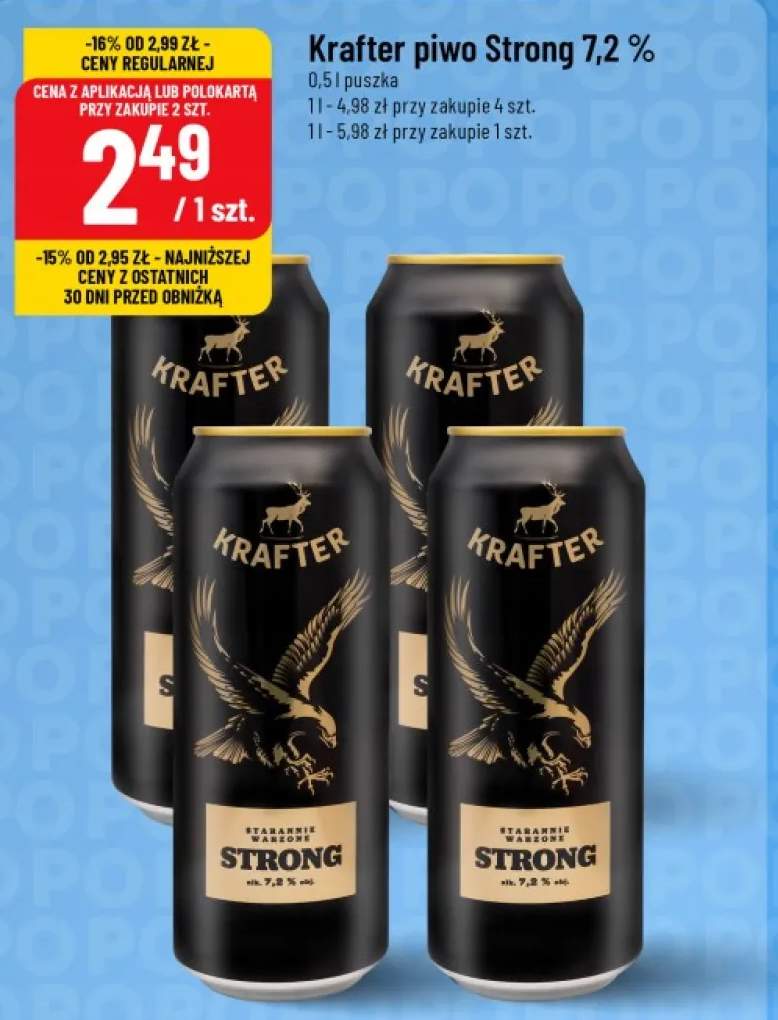 Piwo Krafter Strong 7,2%