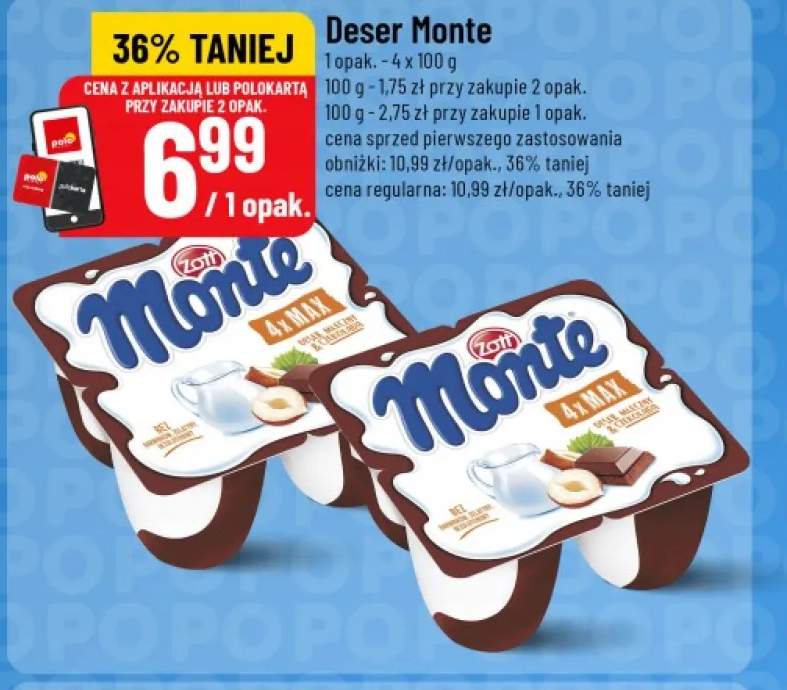 Deser Monte 4-pak Zott