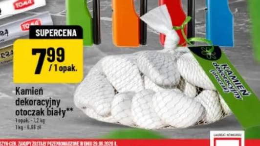 Kamień dekoracyjny otoczak biały