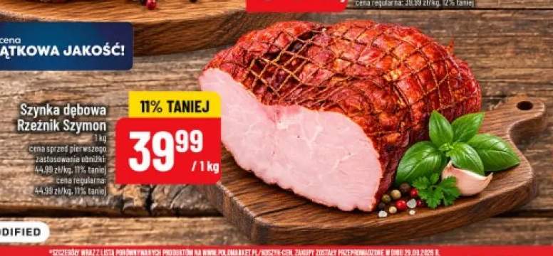 Szynka dębowa Rzeźnik Szymon