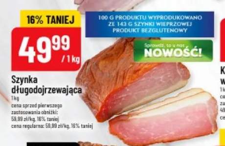 Szynka długodojrzewająca Pekpol